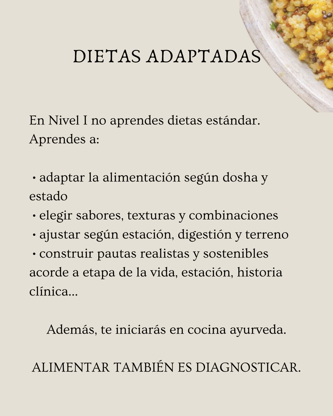 Formación Nutrición y Diagnóstico